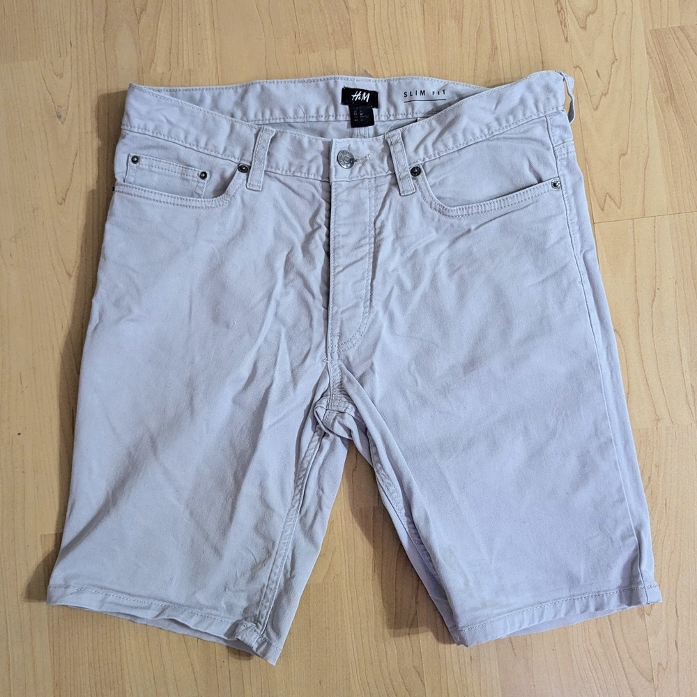 H&M Men's Gray Denim Shorts